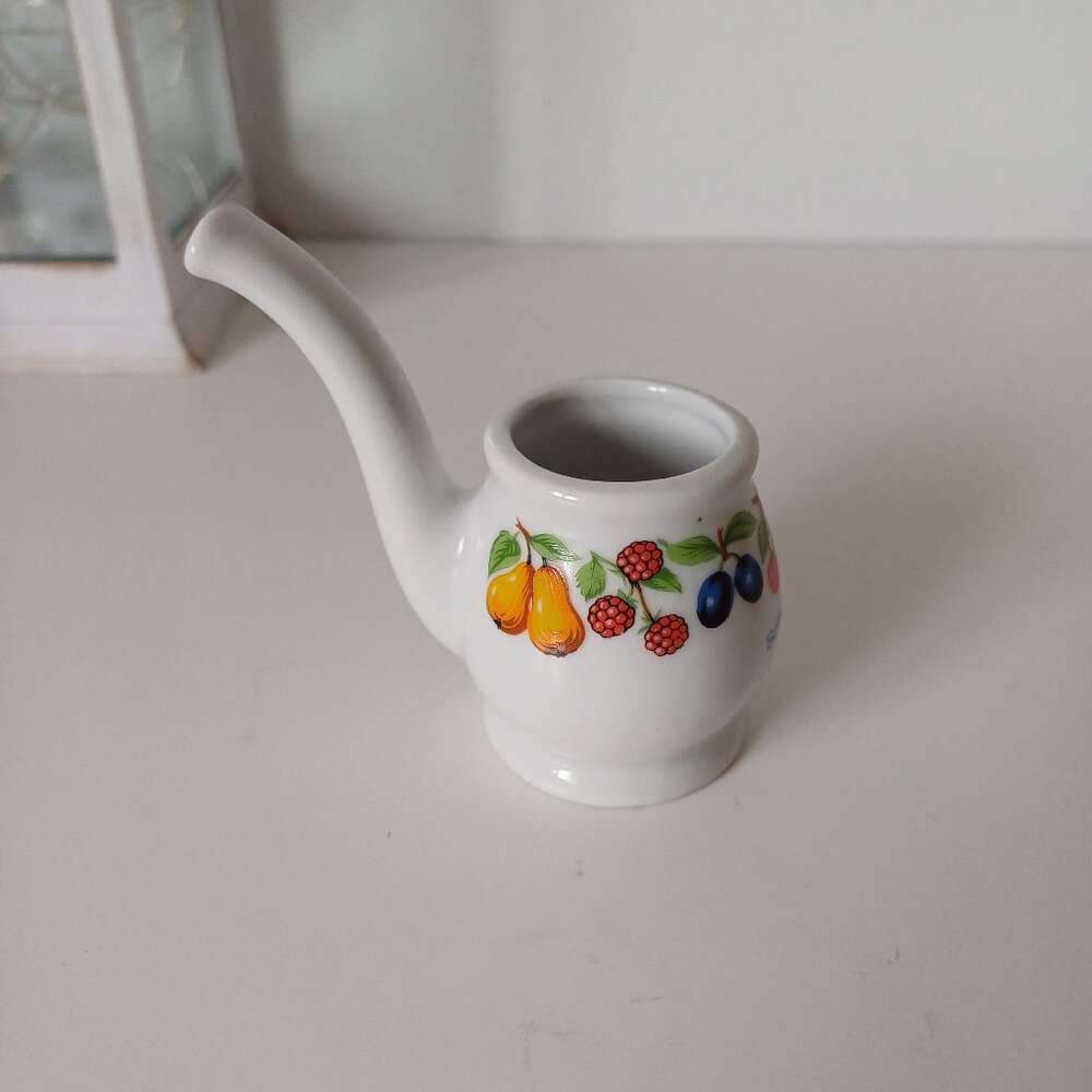Vintage German Porcelain Ceramic Sipper Schnapspfeifle Pipe Shaped